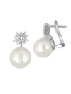 MAJORICA North Star Crystal & Faux-Pearl Stud Earrings