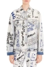 DOLCE & GABBANA Denim Graffiti Jacket