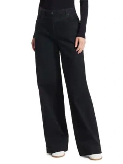 The Row Anat Straight-leg Jeans In Black