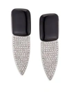 SAINT LAURENT Smoke Bo Clip-On Earrings