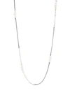 JOHN HARDY Chain Sterling Silver & White Fresh Water Pearl Necklace