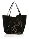 JIMMY CHOO Stevie Star Studded Suede Tote