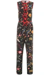 RED VALENTINO RED VALENTINO FLORAL PRINTED JUMPSUIT