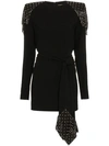 SAINT LAURENT EPAULETTES DETAIL DRESS