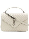 Saint Laurent Medium Collège Monogram Bag - Neutrals In Neutrals