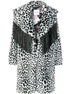 AINEA LEOPARD FAUX FUR COAT