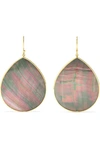 IPPOLITA POLISHED ROCK CANDY 18-KARAT GOLD SHELL EARRINGS