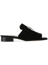 Dorateymur 25mm Harput Suede Slide Sandals In Black