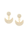 APM APM HALF MOON EARRINGS - GOLD