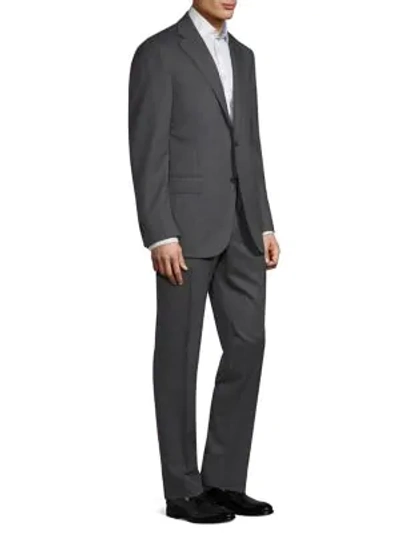 CORNELIANI MEN'S REGULAR-FIT SOLID WOVEN WOOL SUIT,437414275753