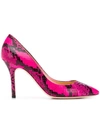 EMILIO PUCCI FUCHSIA ELAPHE PUMPS