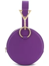 TARA ZADEH TARA ZADEH ROUND CLUTCH - PURPLE