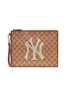 GUCCI ORIGINAL GG POUCH WITH NY YANKEES™ PATCH
