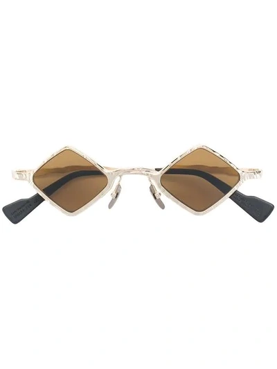 Kuboraum Diamond Frame Sunglasses - 金色