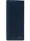 Prada Document Holder In Blue