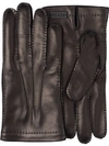 PRADA LEATHER AND CASHMERE GLOVES