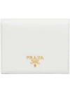 Prada Small Wallet In White