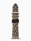 Kate Spade Leopard Silicone 38/40mm Band For Apple Watch® In Black