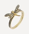 ANNOUSHKA 18CT GOLD LOVE DIAMONDS DRAGONFLY RING,000506367