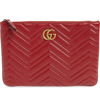 GUCCI MATELASSE LEATHER POUCH,5255410OLET