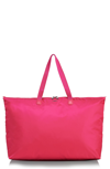 TUMI VOYAGEUR JUST IN CASE PACKABLE NYLON TOTE - PINK,110043-7233