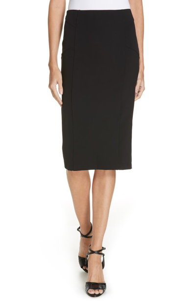 Veronica Beard Vail Midi-length Pencil Skirt In Black