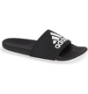 Adidas Originals Adidas Women's Adilette Slide Sandals In Black/ Black/ White
