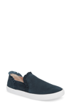Kate Spade Lilly Ruffle Slip-on Sneaker In Navy