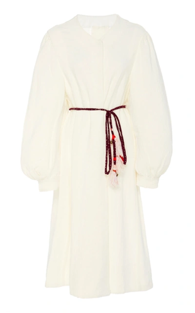 Alix Of Bohemia Limited Edition Claude Opera Coat With Tassel In White