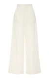 ALIX OF BOHEMIA LIMITED EDITION CATHERINE IVORY LINEN TROUSERS,19SS-L051