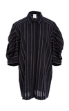 ACLER KNIGHTLEY STRIPED COTTON-VOILE SHIRT,711325