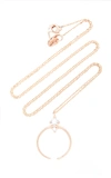 SOPHIE RATNER 14K ROSE GOLD DIAMOND NECKLACE,700390