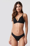 CALVIN KLEIN Tonal Logo Bikini Black