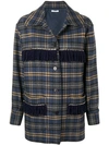 P.A.R.O.S.H EMBELLISHED CHECK COAT