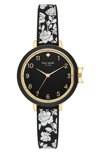 KATE SPADE PARK ROW SILICONE STRAP WATCH, 34MM,KSW1476