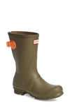 HUNTER ORIGINAL SHORT BACK ADJUSTABLE RAIN BOOT,WFS1013RMA