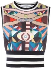 Givenchy 'crazy Cleopatra' Knitted Top - Multicolour In Multicolour