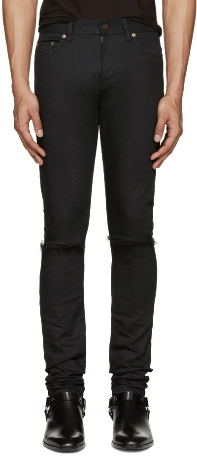 Saint Laurent Classic Skinny Jeans - 黑色 In Black