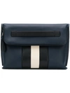 BALLY STRIPED CLUTCH BAG