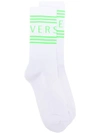 VERSACE logo socks