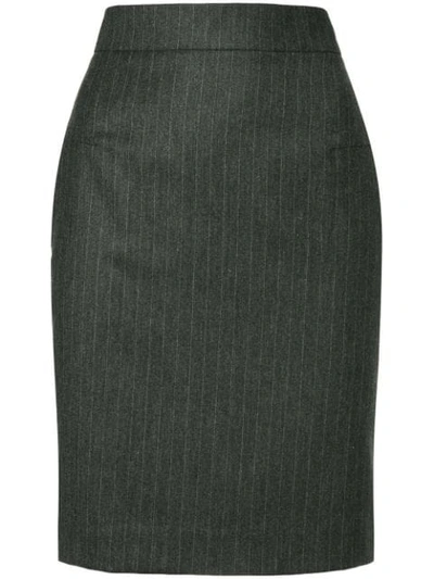 Walk Of Shame Short Pencil Skirt In Grey