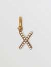 BURBERRY Crystal ‘X’ Alphabet Charm
