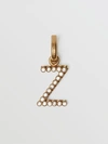 BURBERRY Crystal ‘Z’ Alphabet Charm