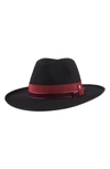 HELEN KAMINSKI WOOL FEDORA - BLACK,TALA