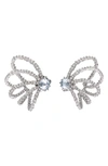 ALEXIS BITTAR CRYSTAL ORBITING POST EARRINGS,AB73E045