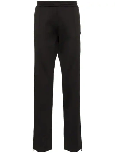 Valentino Logo-print Slim Track Pants In Black