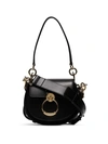 Chloé Small Tess Shoulder Bag In Black