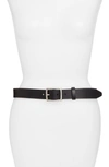 RAG & BONE 'BOYFRIEND' LEATHER BELT,W254161BE