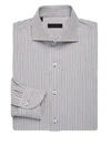 SAKS FIFTH AVENUE COLLECTION Striped Dress Shirt,0400099374194