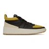 FEAR OF GOD Yellow & Black Basketball Mid-Top Sneakers